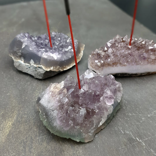 AMETHYST Incense Holder