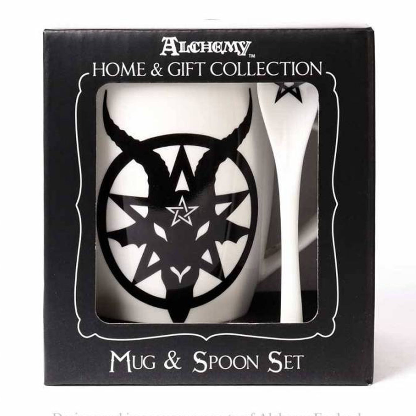 ALCHEMY GOTHIC Baphomet: Mug and Spoon Set
