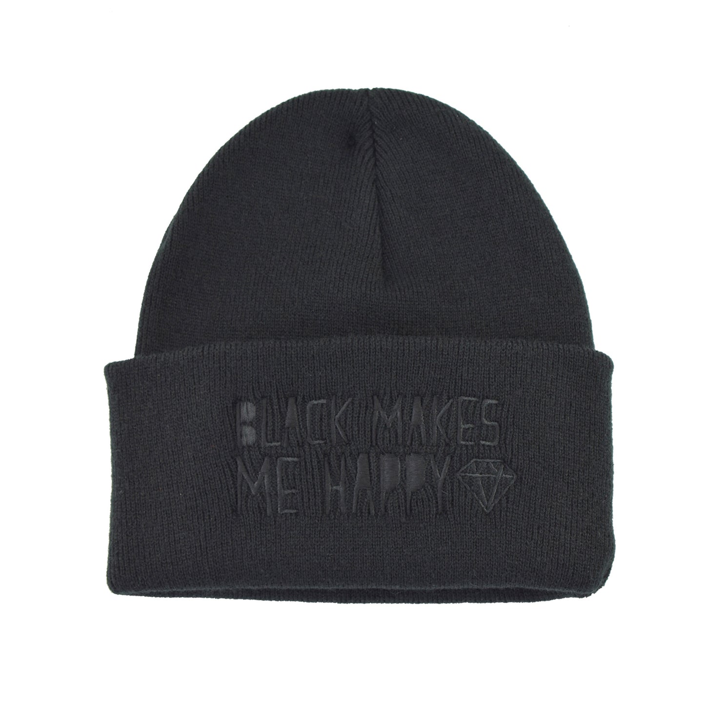 DARKSIDE Black Makes Me Happy Beanie Hat