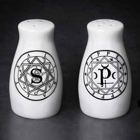 ALCHEMY GOTHIC S & P: Salt and Pepper Set