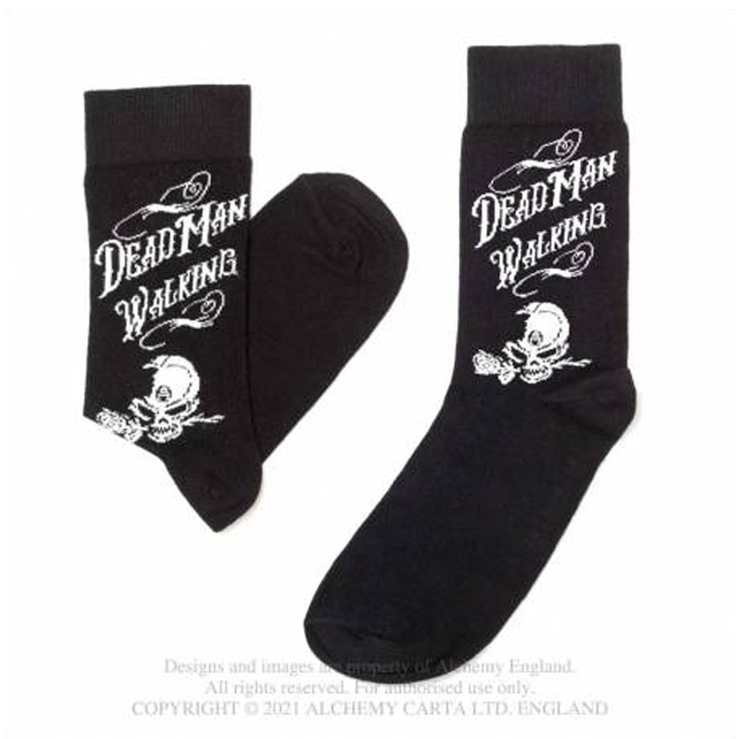 ALCHEMY ENGLAND Dead Man Walking Socks