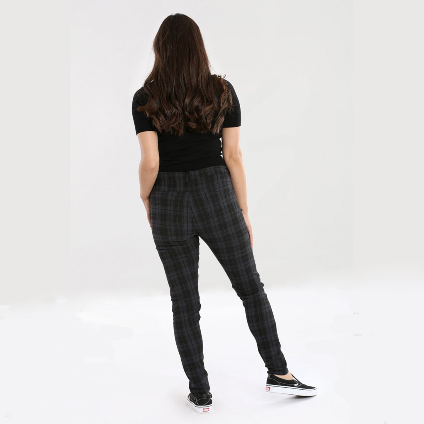 HELL BUNNY Storm Skinny Trousers