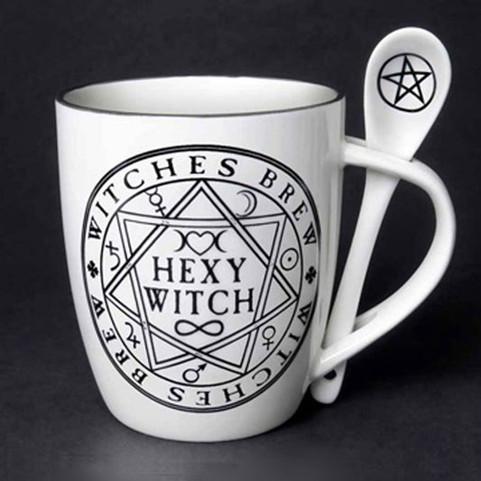 ALCHEMY GOTHIC Hexy Witch: Mug and Spoon Set