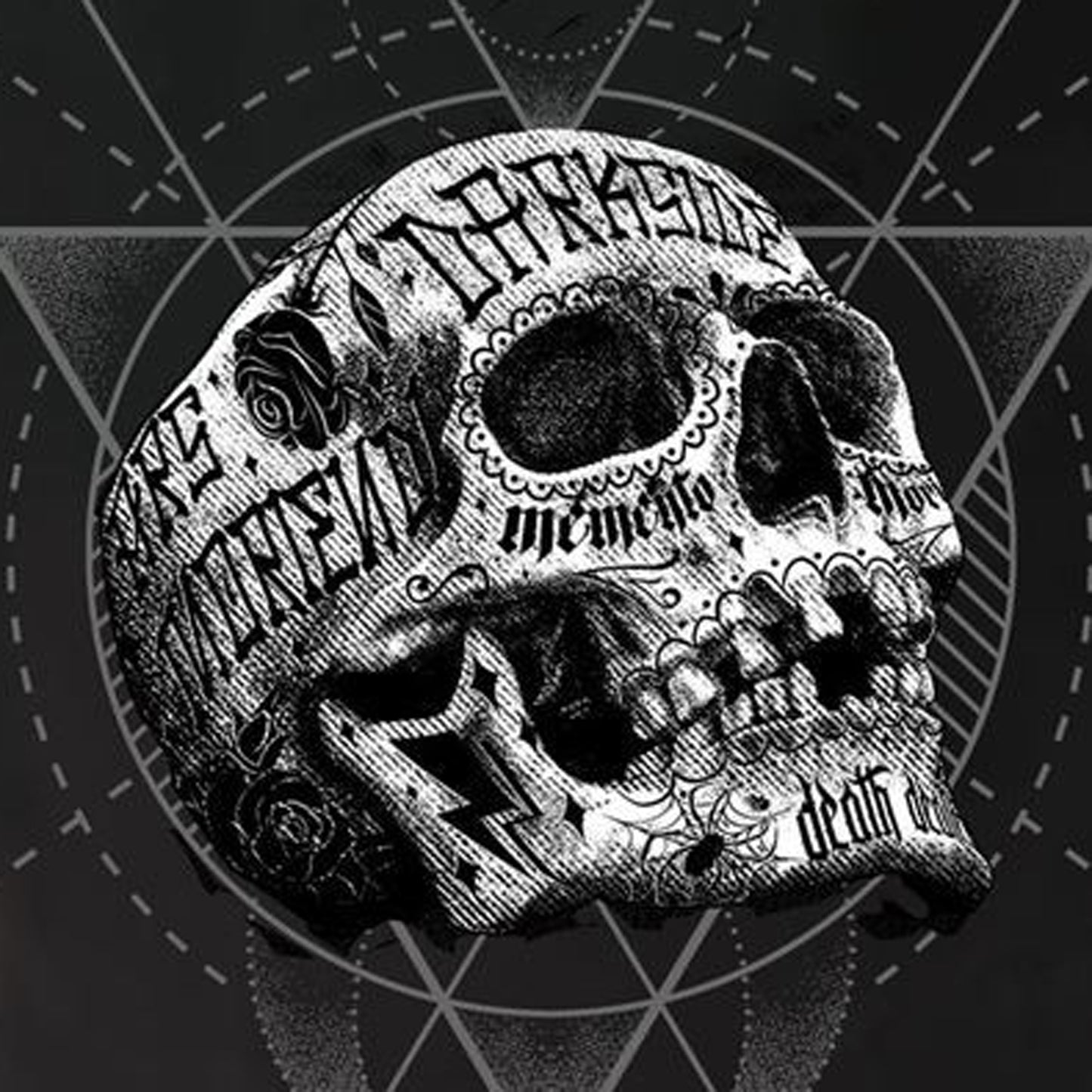 DARKSIDE Inked Skull T Shirt