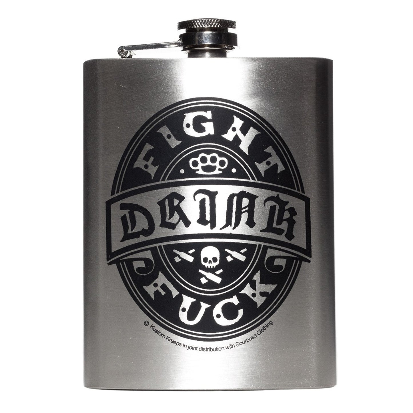 KUSTOM KREEPS DRINK FLASK Fight Drink F**k