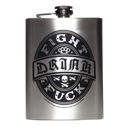 KUSTOM KREEPS DRINK FLASK Fight Drink F**k