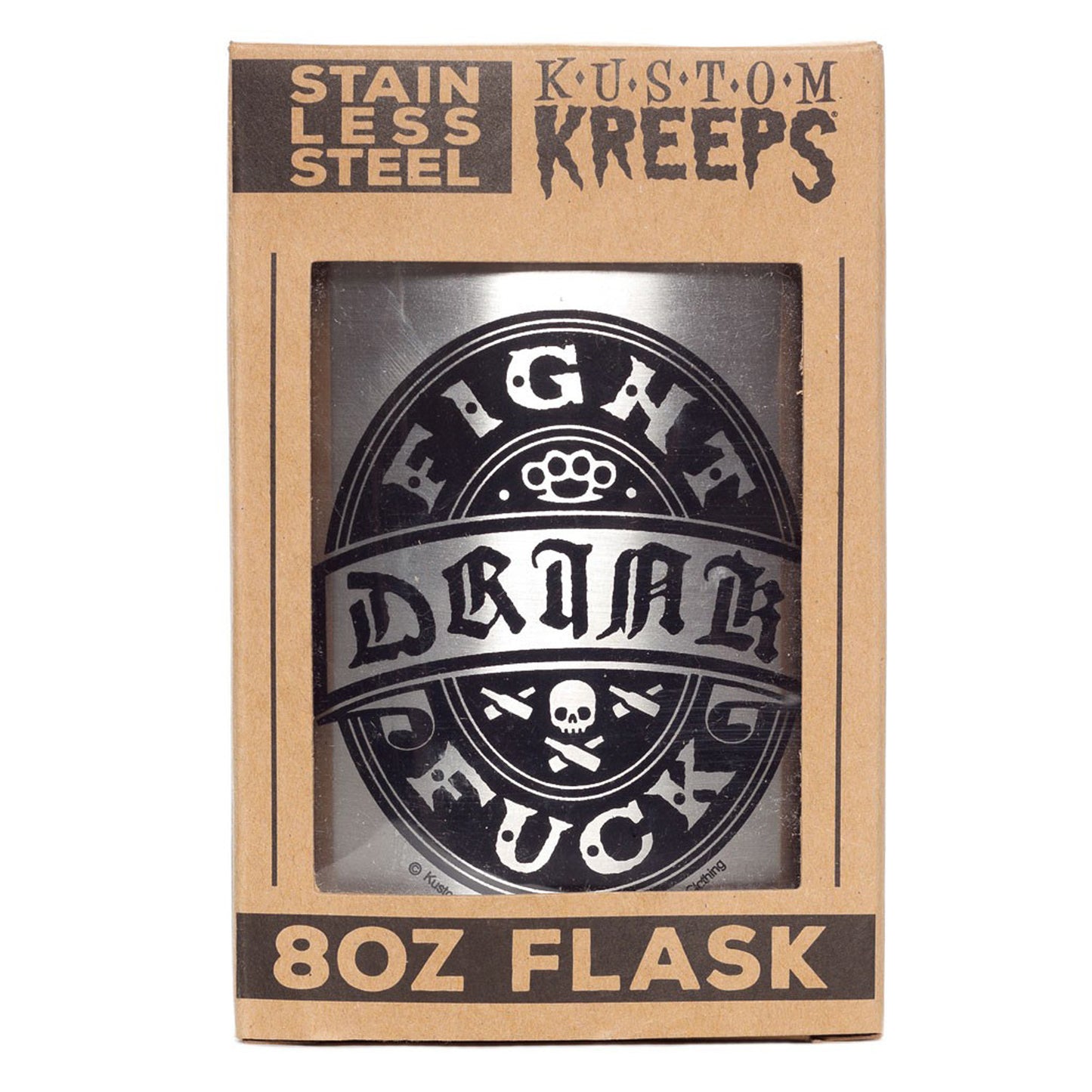 KUSTOM KREEPS DRINK FLASK Fight Drink F**k