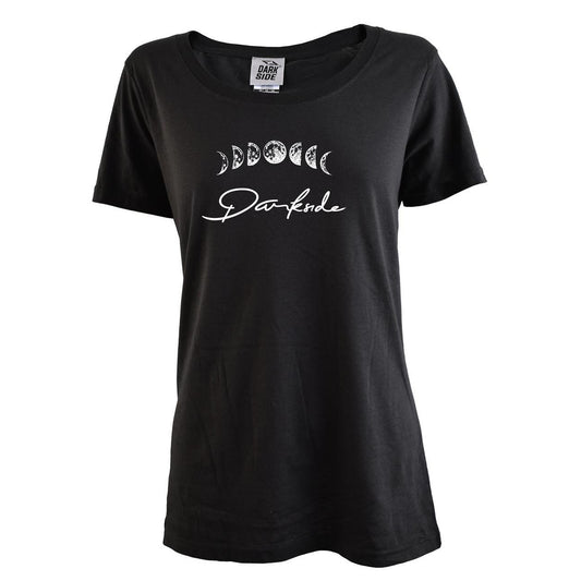 DARKSIDE Moon Phase Scoop Neck T Shirt