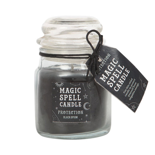 OPIUM PROTECTION Spell Candle Jar