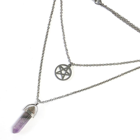 MYSTICUM LUNA Pentacle Layer Necklace