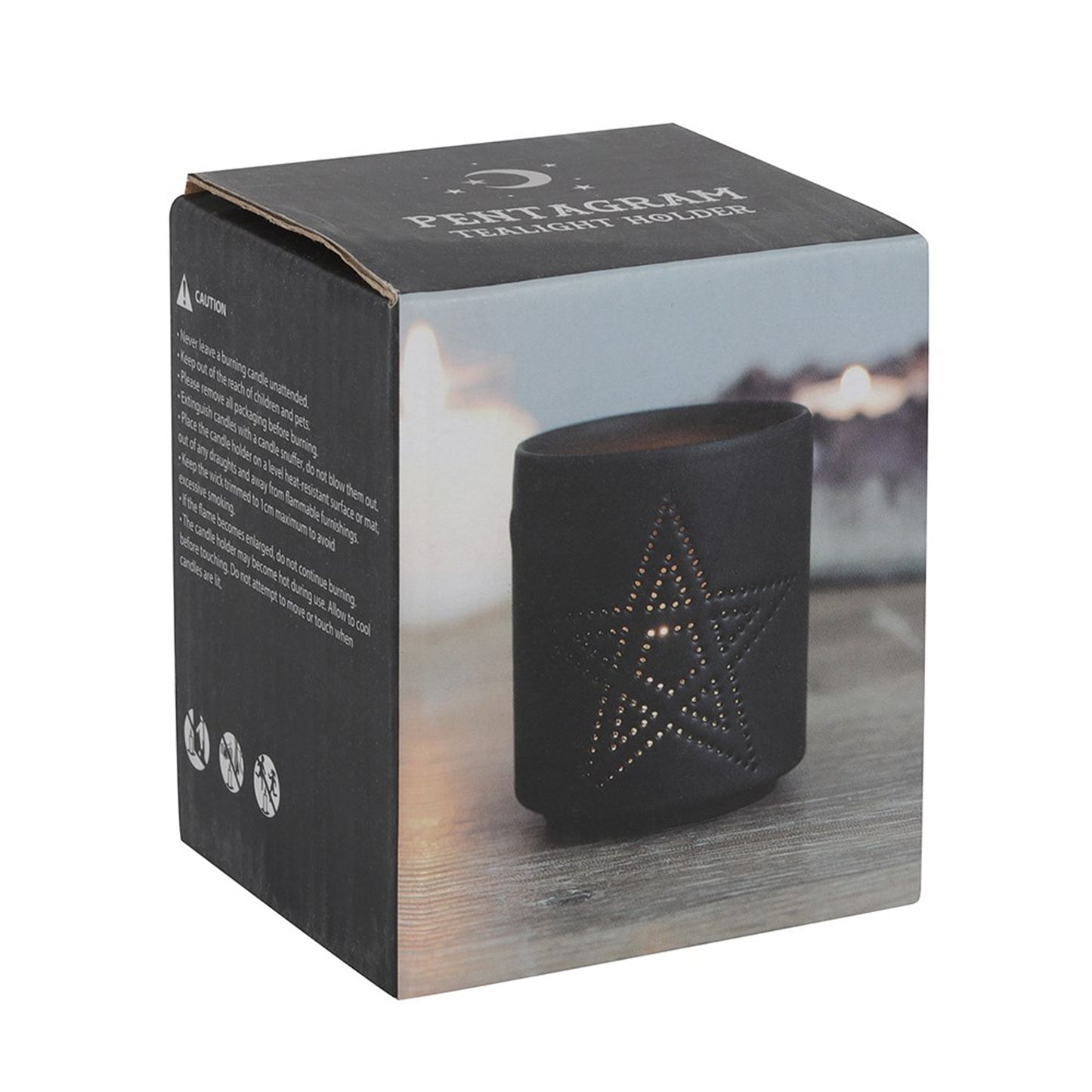 PENTAGRAM Cut out Tealight Holder