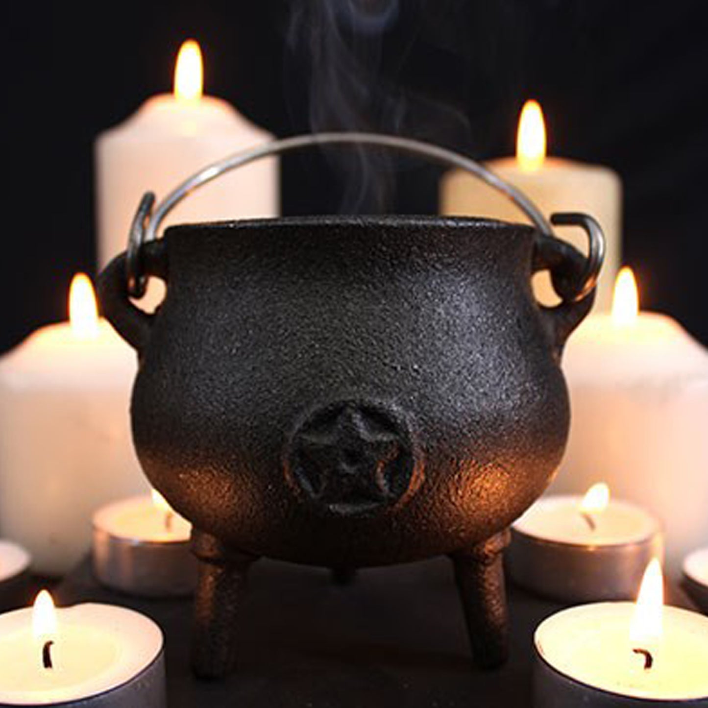 PENTAGRAM Cast Iron Cauldron