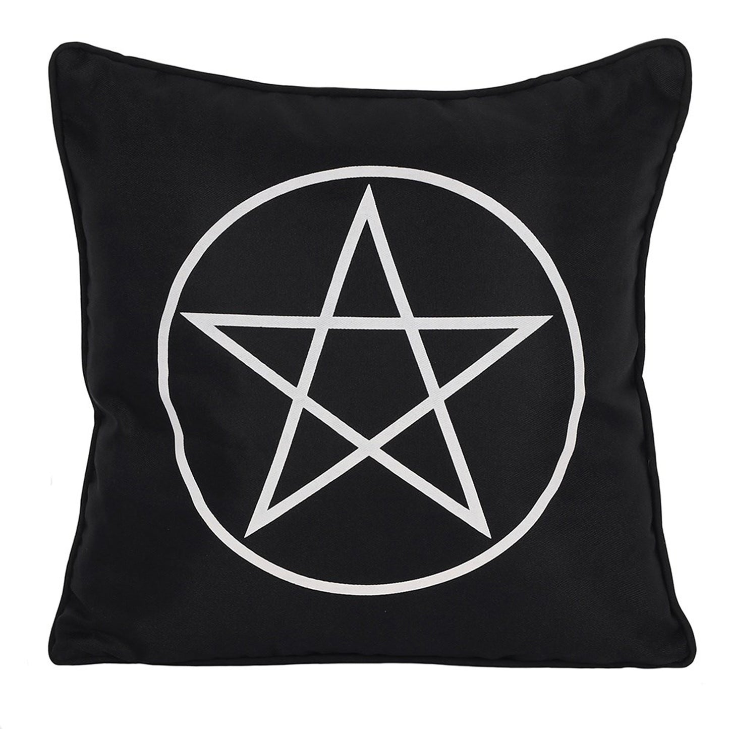 BLACK & WHITE PENTAGRAM Cushion