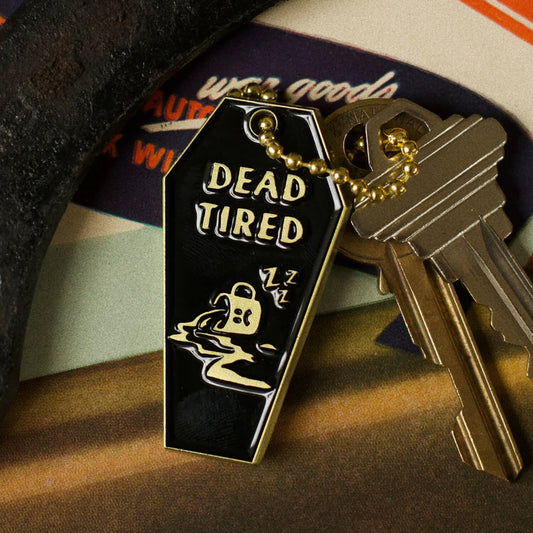 PYKNIC Dead Tired Coffee Keychain