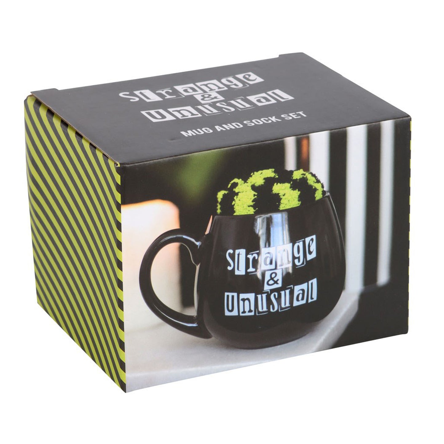 STRANGE & UNUSUAL Mug & Socks Gift Set