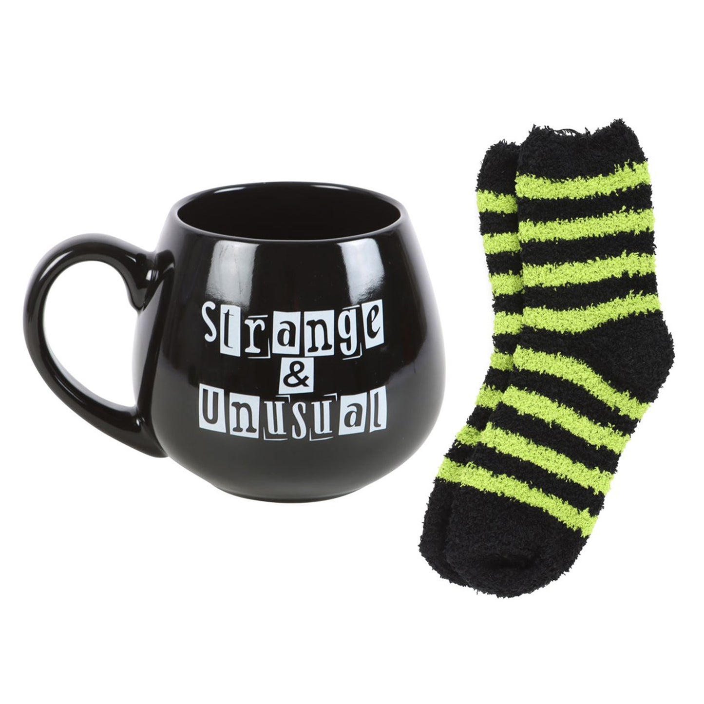 STRANGE & UNUSUAL Mug & Socks Gift Set