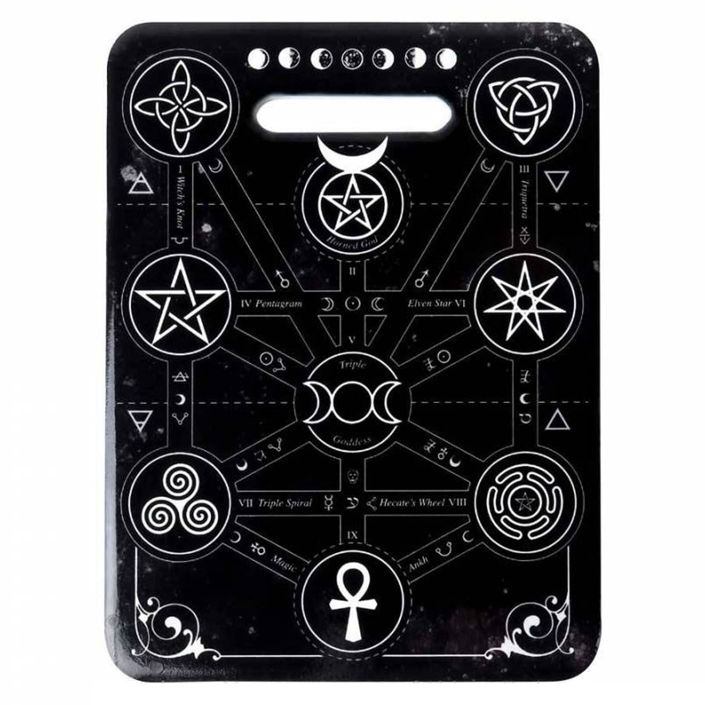 ALCHEMY GOTHIC Magic Symbols Chopping Board/Trivet