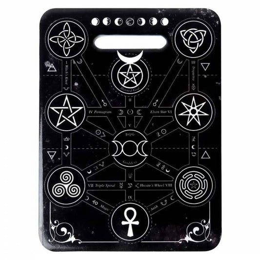 ALCHEMY GOTHIC Magic Symbols Chopping Board/Trivet