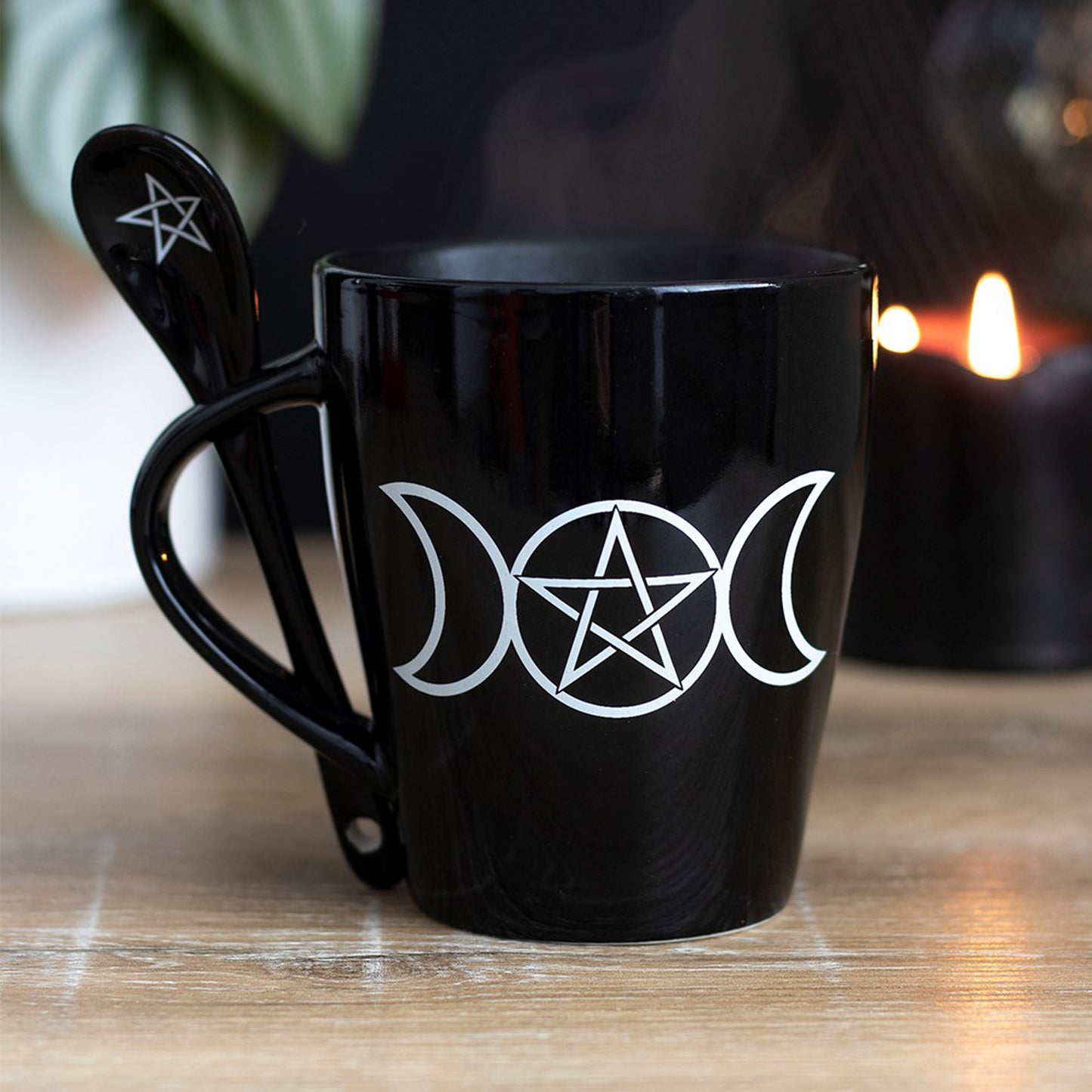 TRIPLE MOON Mug & Spoon Set