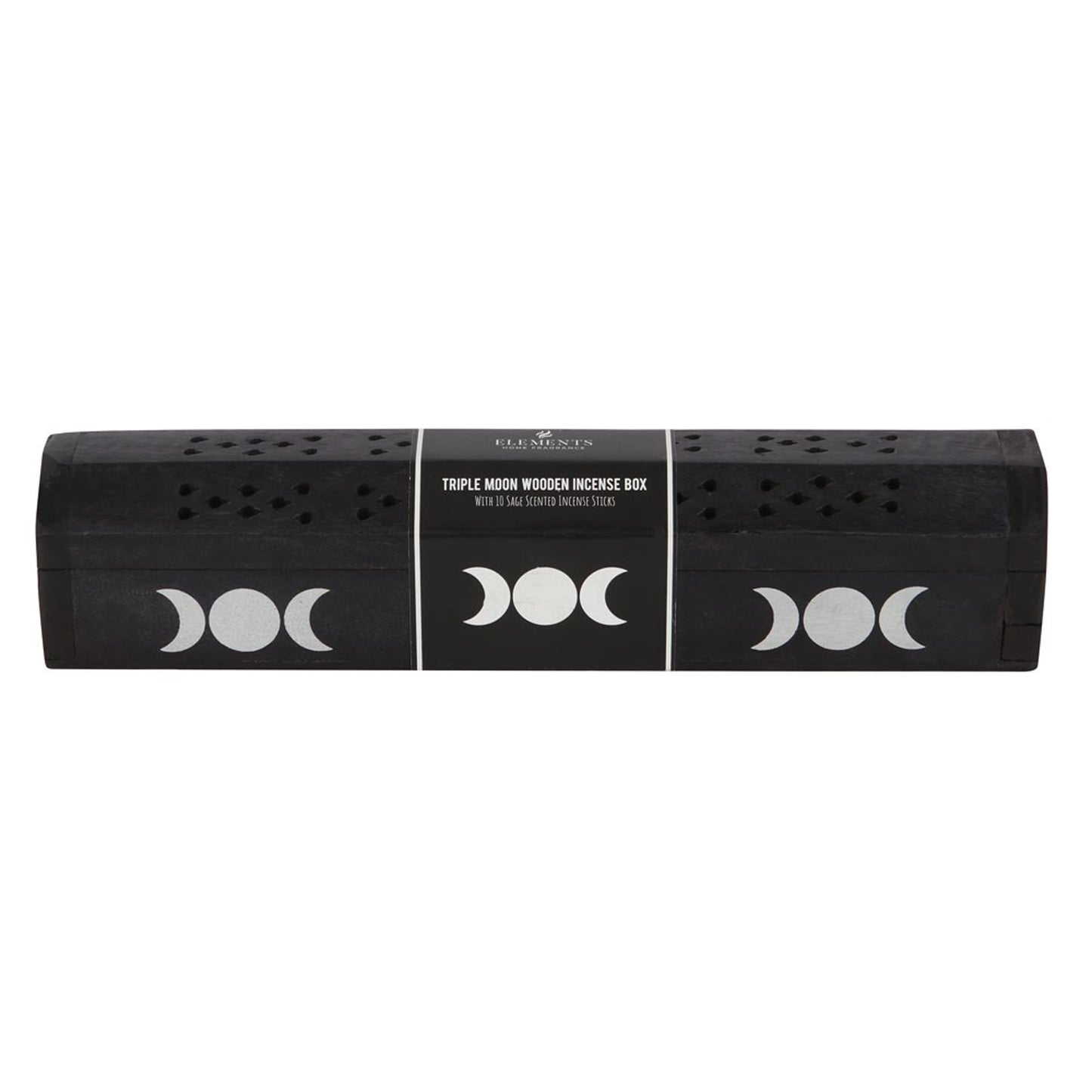 TRIPLE MOON Wooden Incense Box Set SAGE
