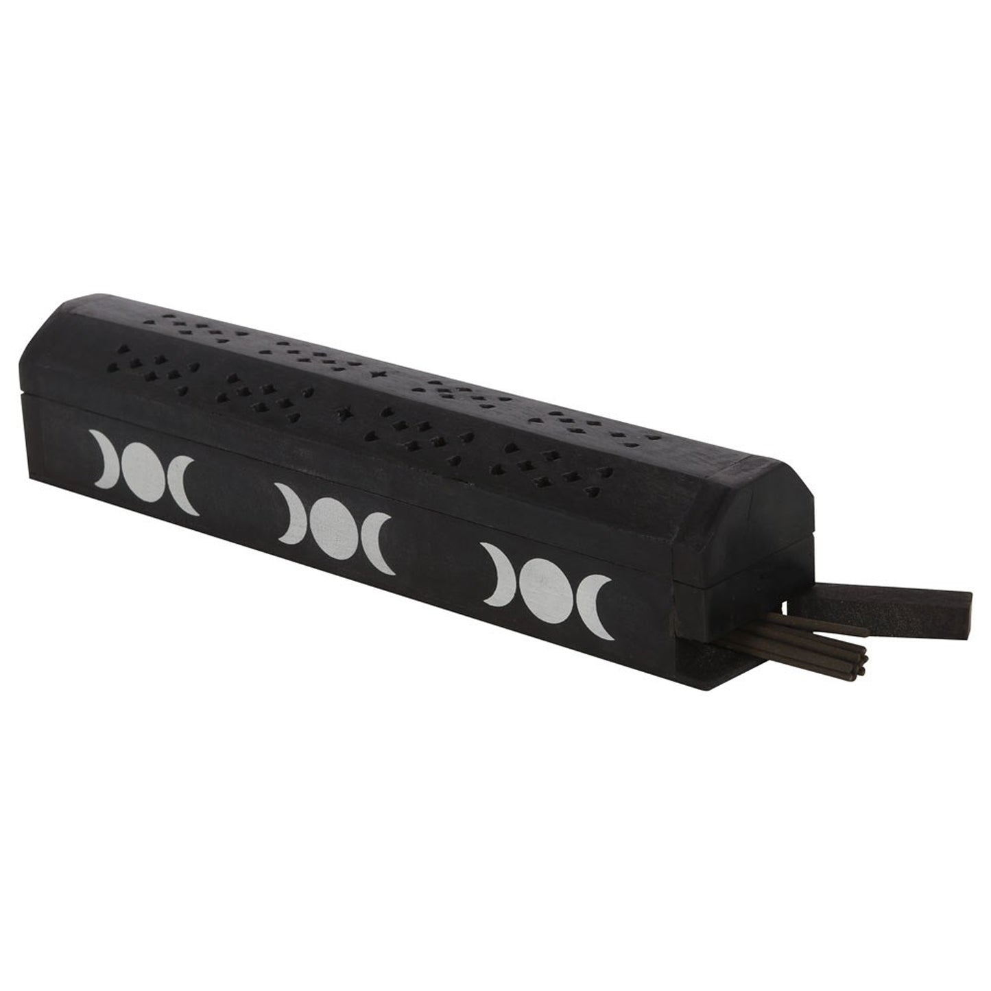 TRIPLE MOON Wooden Incense Box Set SAGE