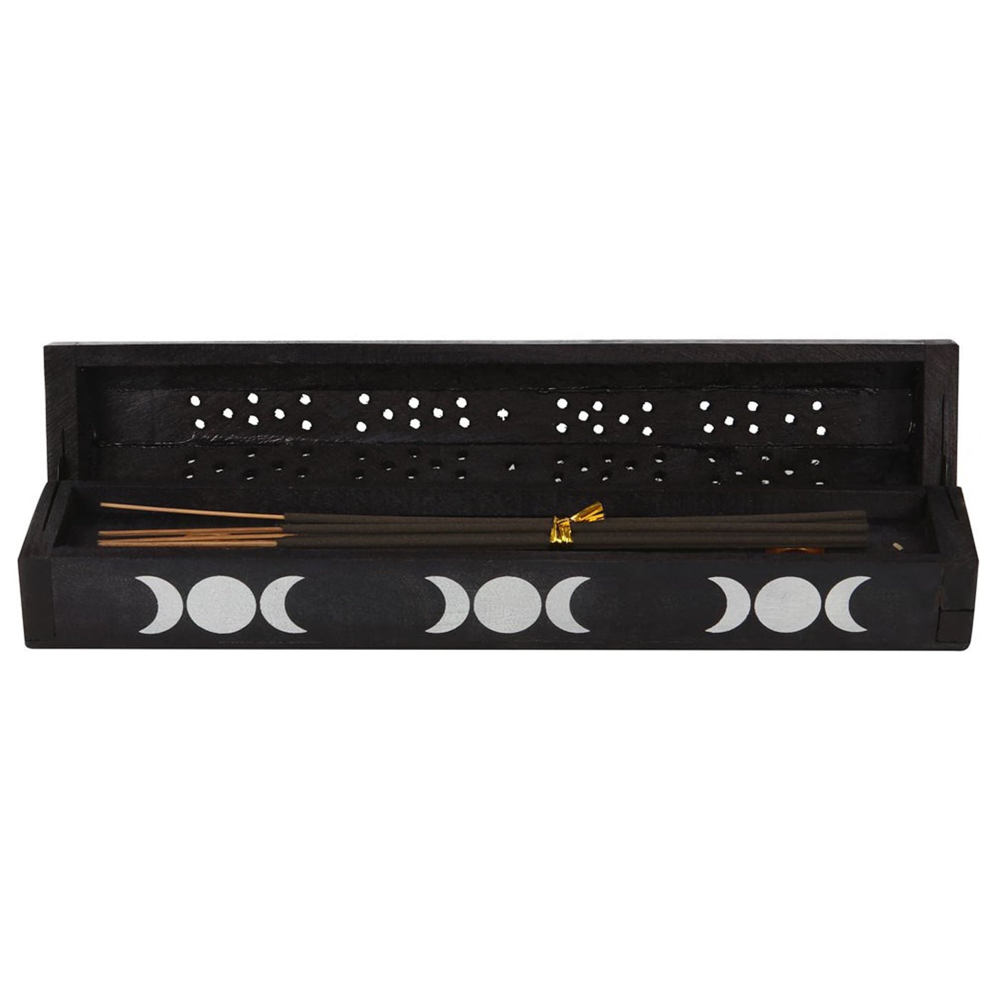 TRIPLE MOON Wooden Incense Box Set SAGE
