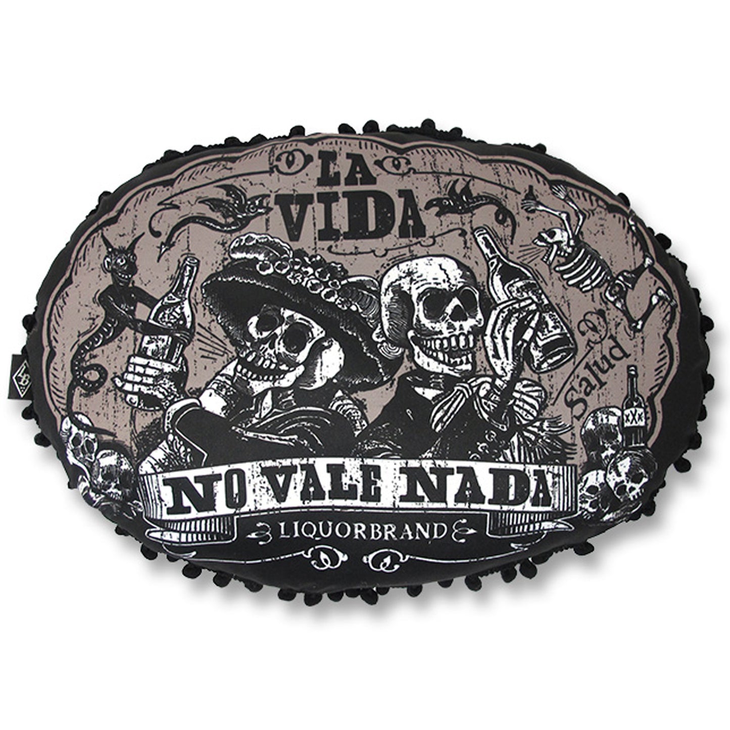 LIQUORBRAND Viva La Vida Pillow