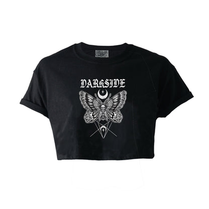 DARKSIDE Death Moth Crop Top