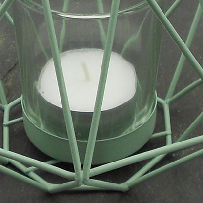 GEOMETRIC TEALIGHT HOLDER Green