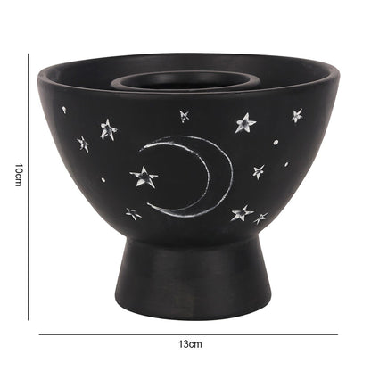 MOON & STARS Terracotta Smudge Bowl