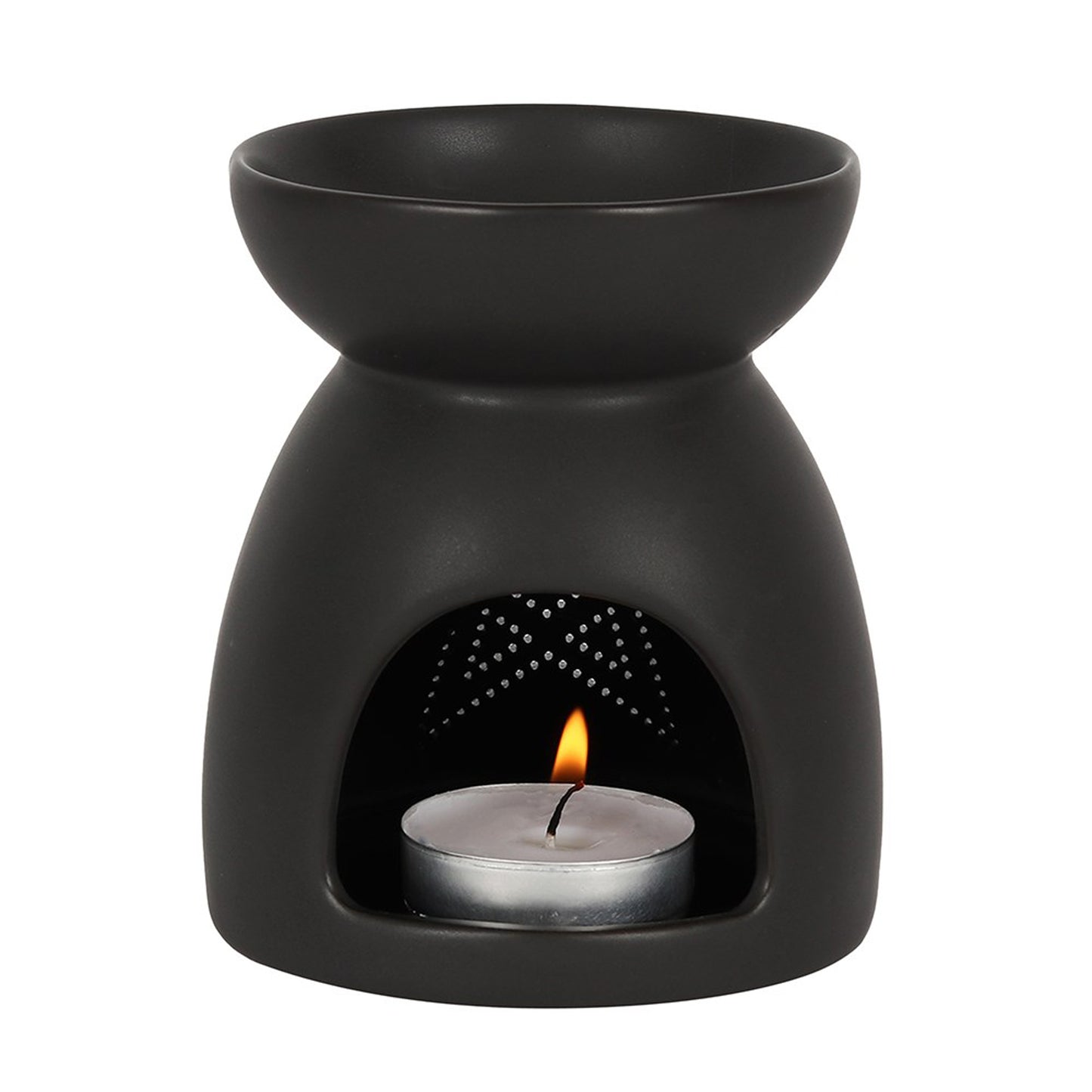 BLACK PENTAGRAM Cut Out Oil Burner